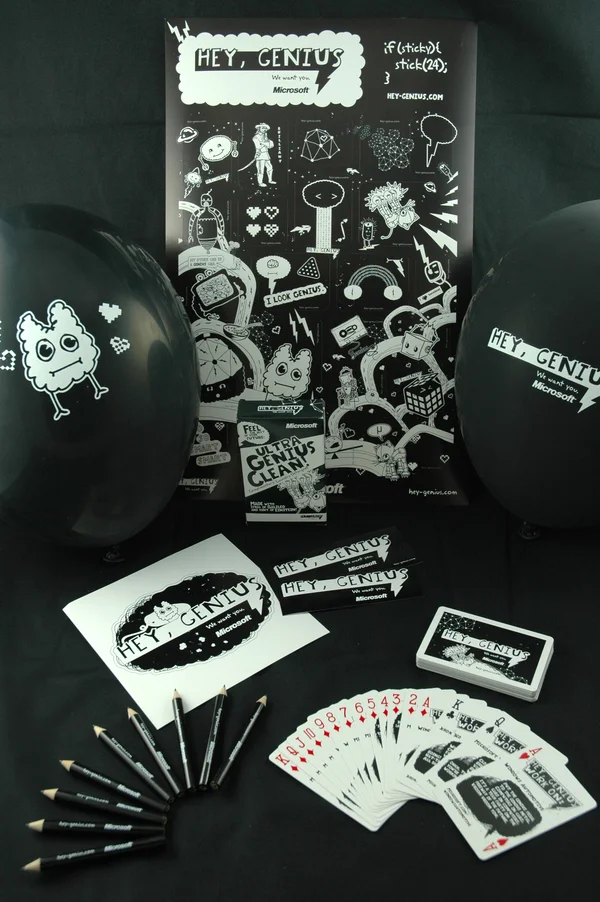  Recruitment team swag. 