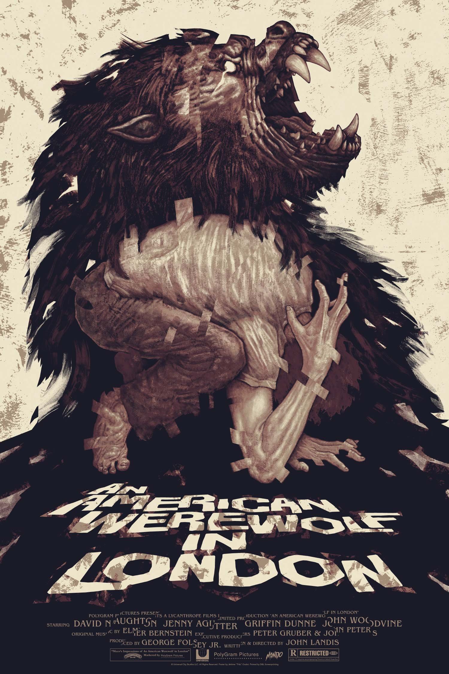 American Werewolf in London by Jérôme "Trëz" Oudot