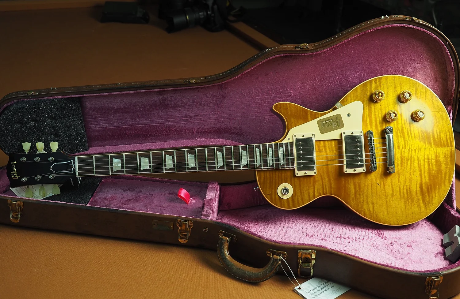 2016 Gibson Danger Burst True Historic Les Paul 1959 Standard 