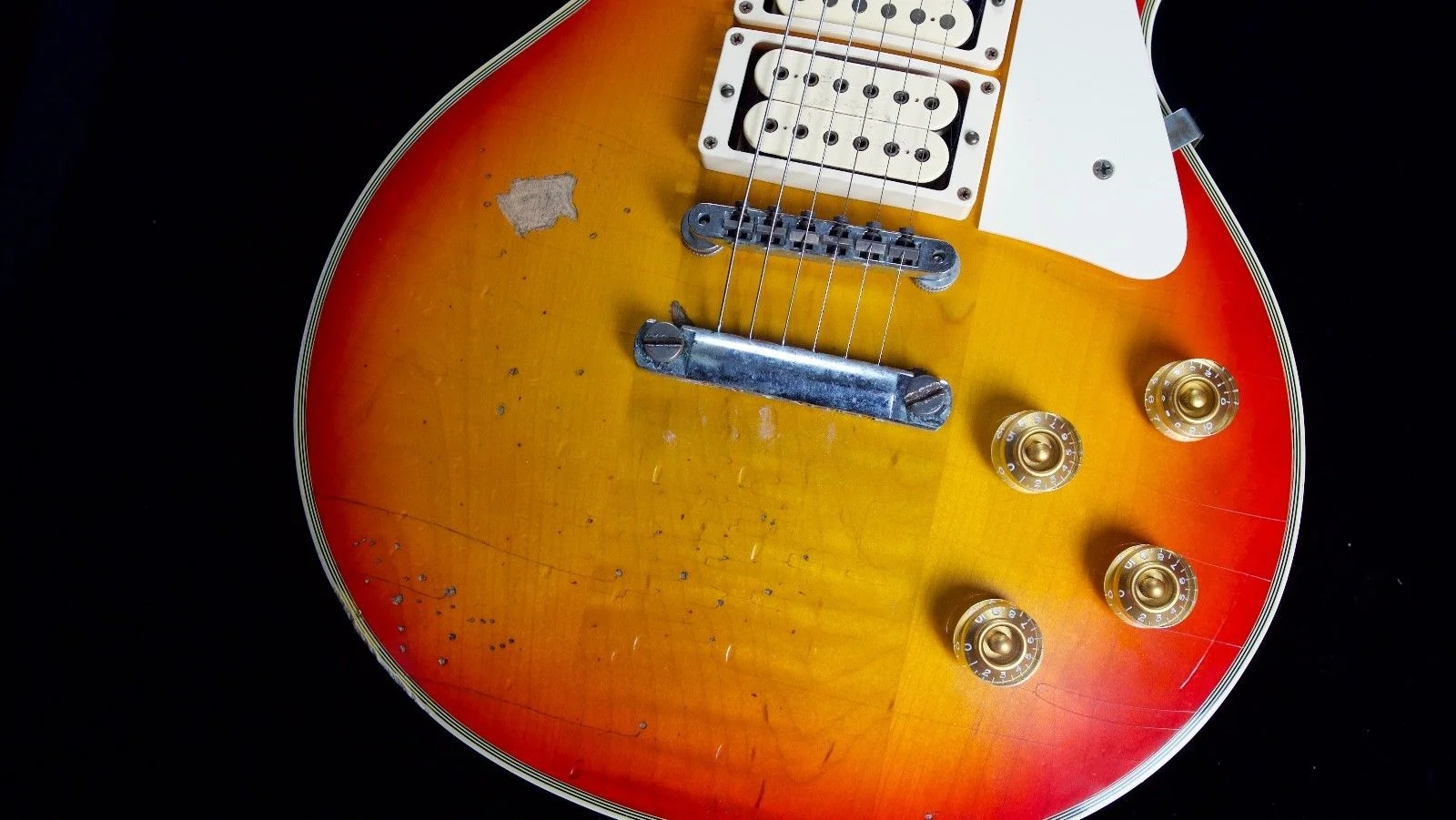 2011 Gibson Heavily Aged '74 Les Paul Custom Kiss Ace