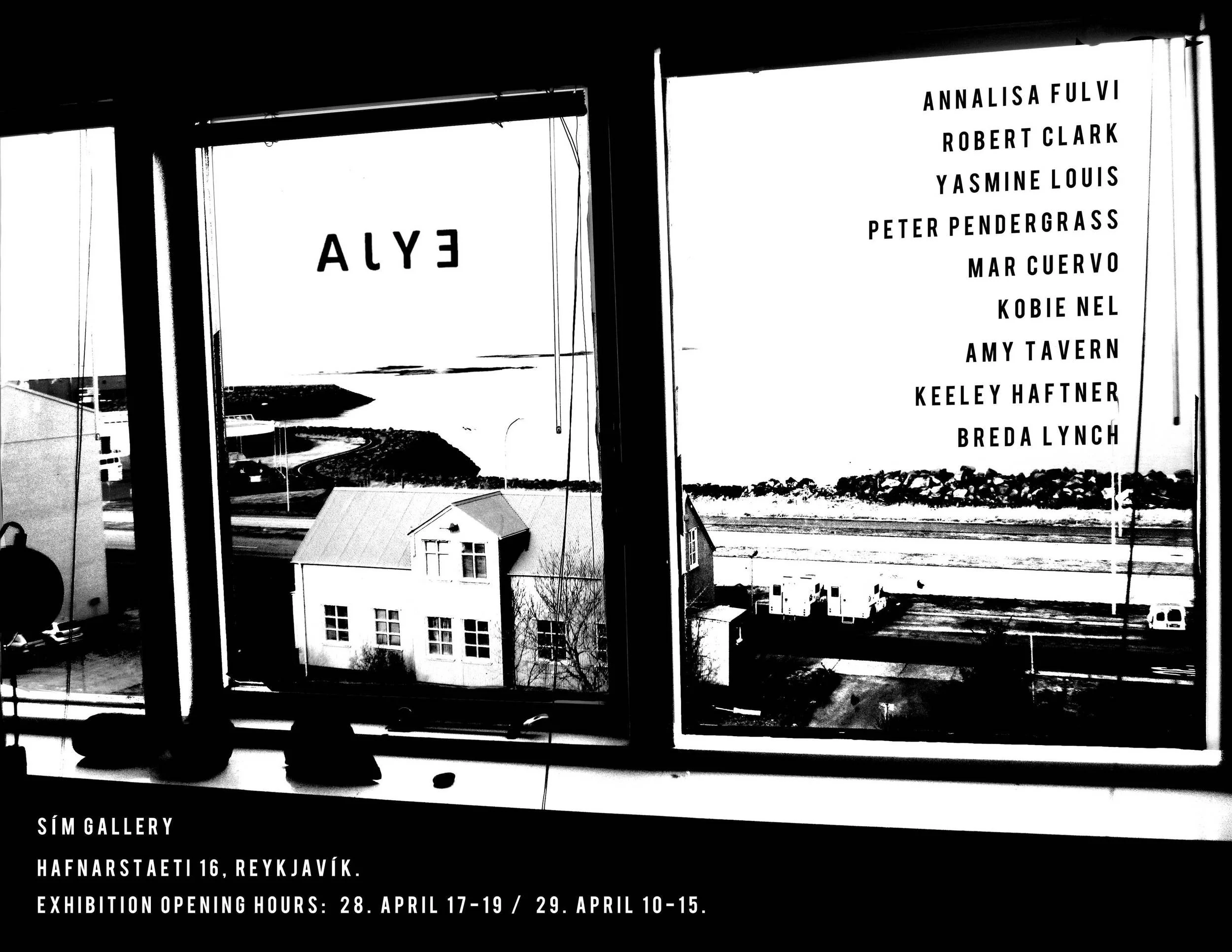 Poster for exhibition in Reykjavik