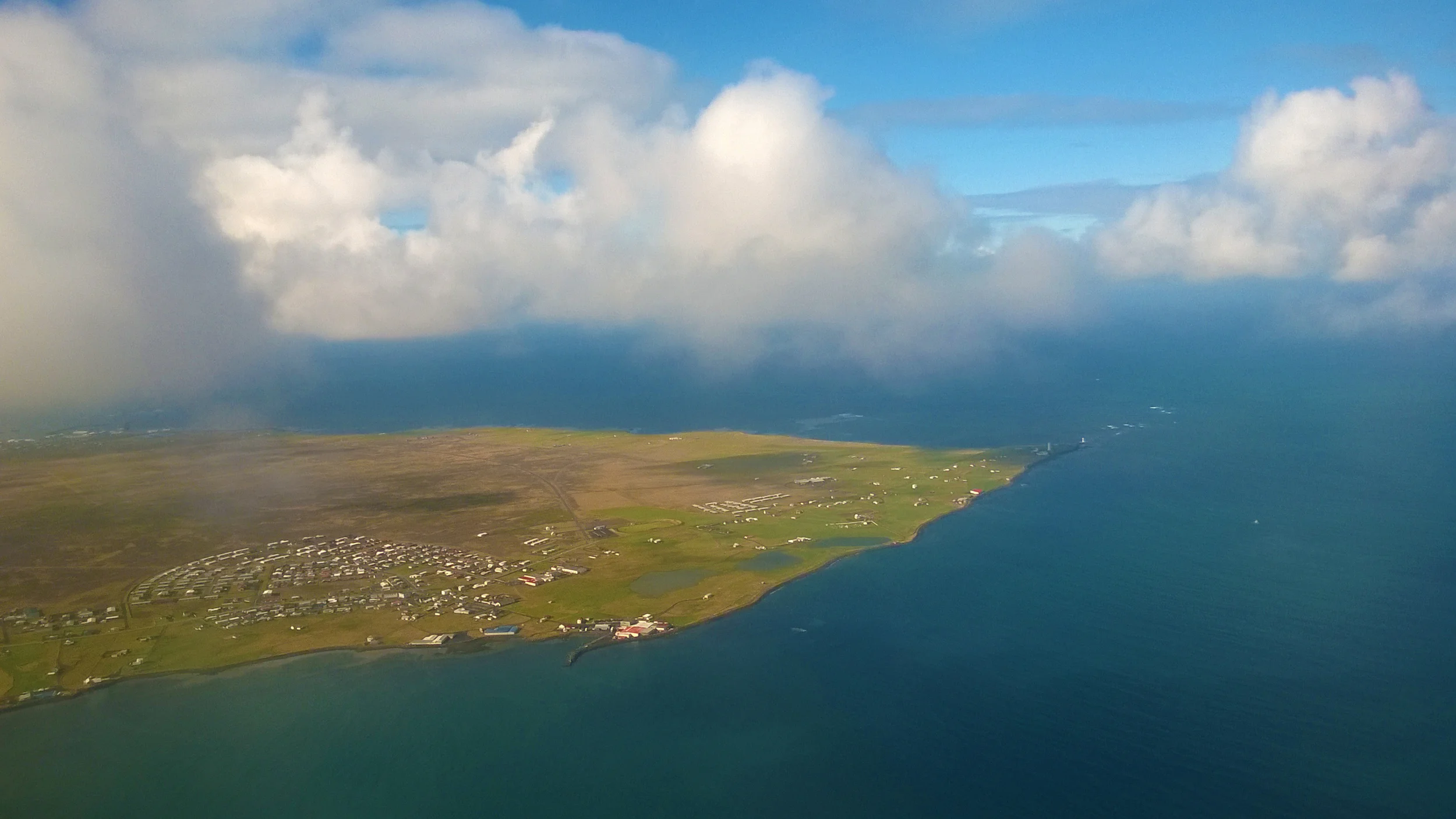 It begins: The clouds parted, and there was Iceland