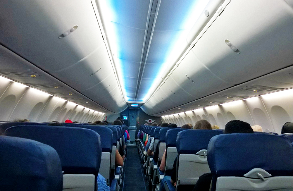 My Southwest flight to Portland, Oregon in summer 2014.