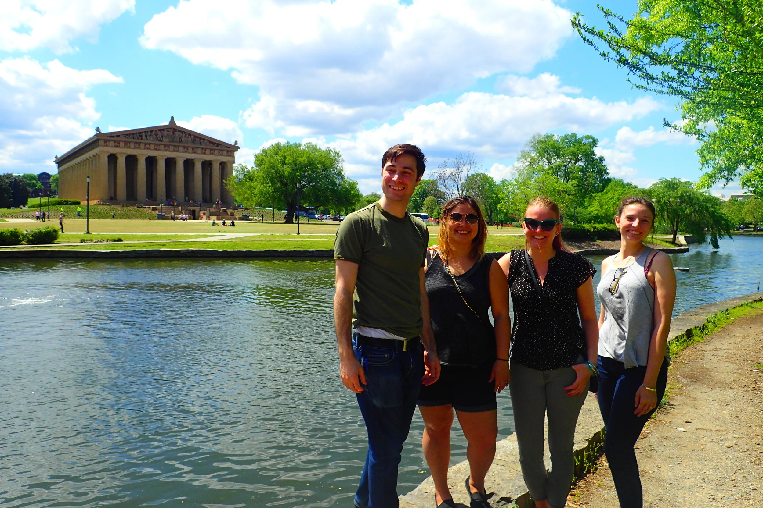 I photographed my friends after we time traveled back to Ancient Greece. Or is this Nashville...??!!