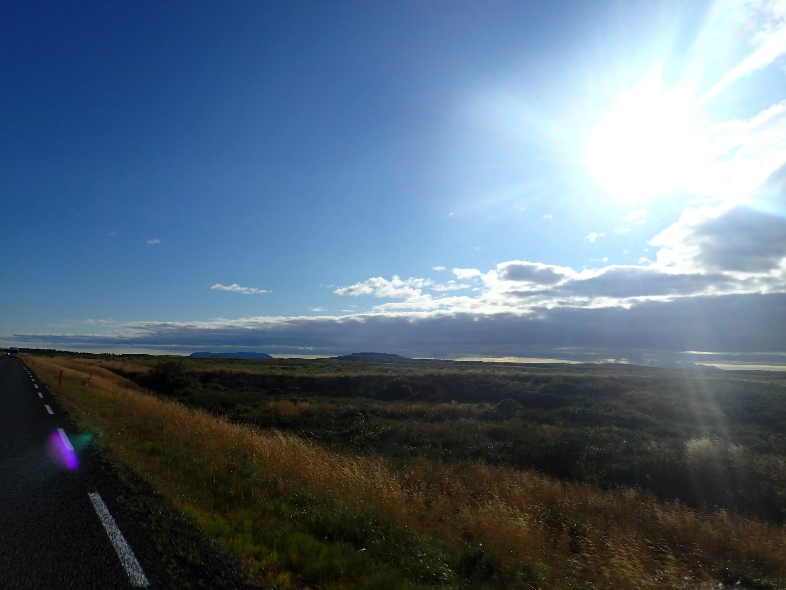 A sun-soaked drive around Iceland
