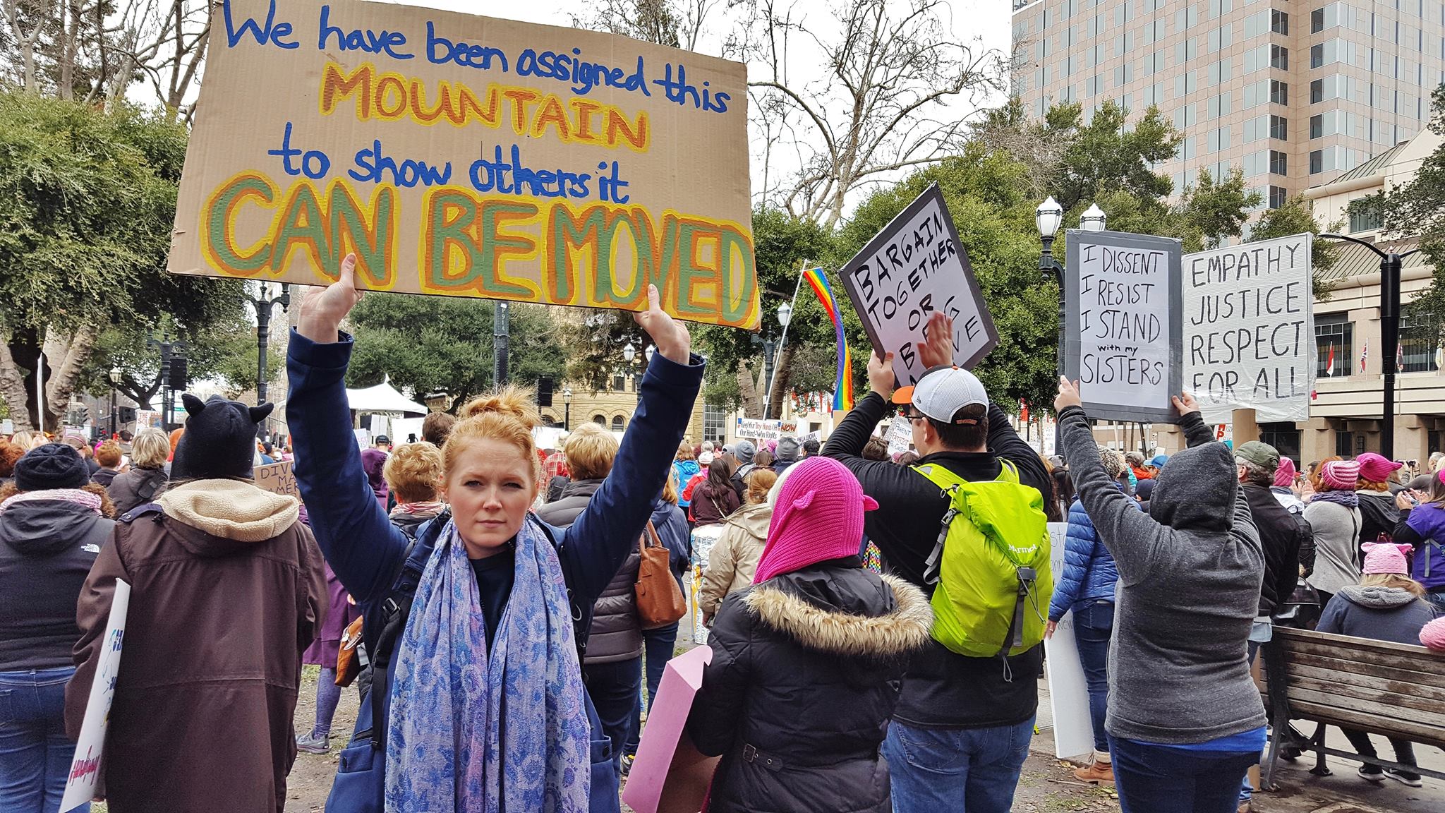 My best friend marching in San Francisco