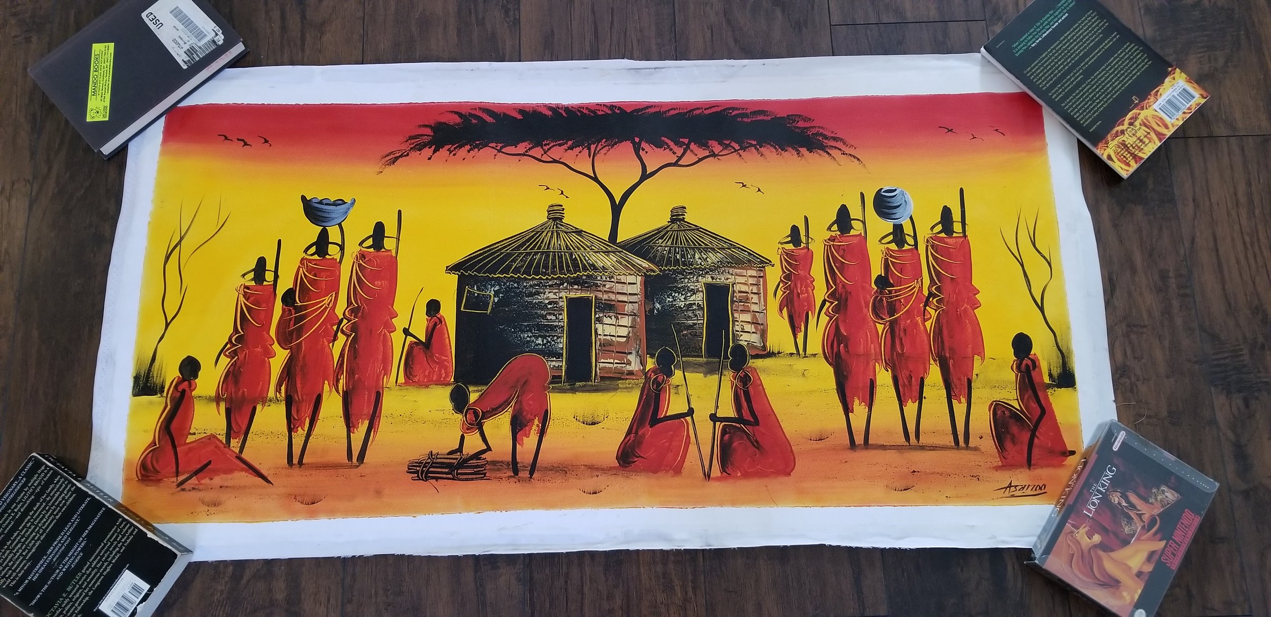 Massai painting (by Asanoo)