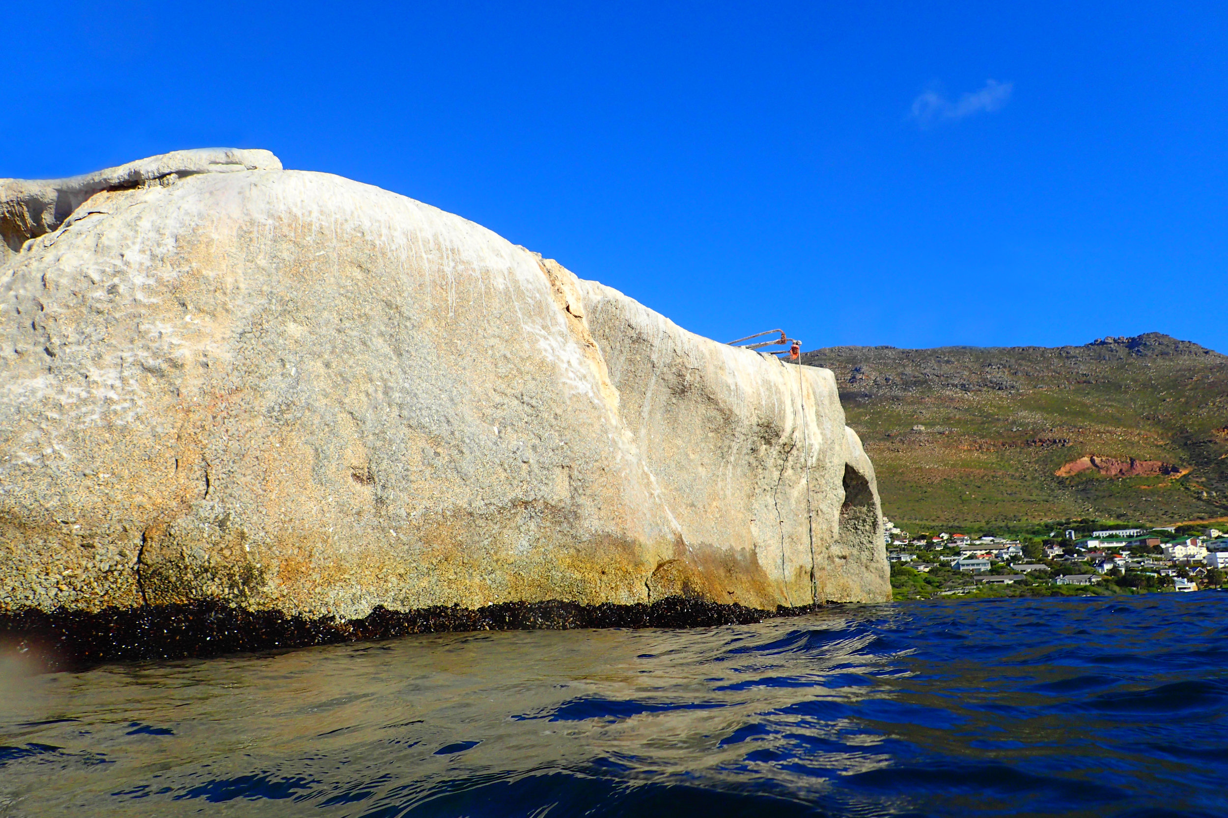 View from the surface at Ark Rock