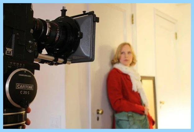 on-set of "The Hunt"