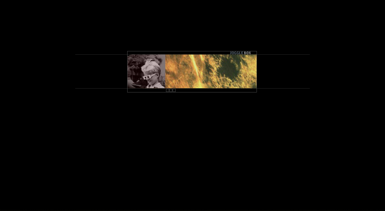 Screen shot of original Flash-based portfolio site