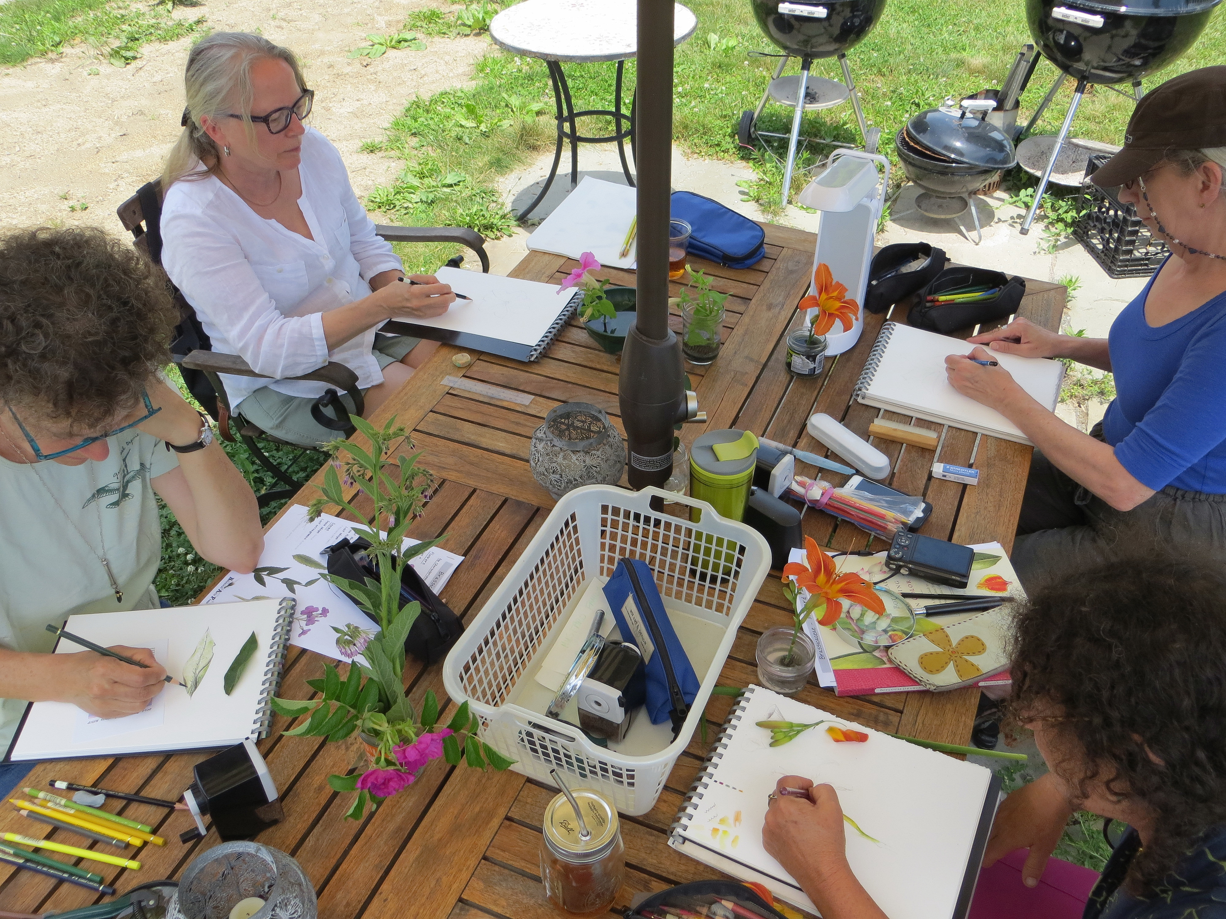 Students at work