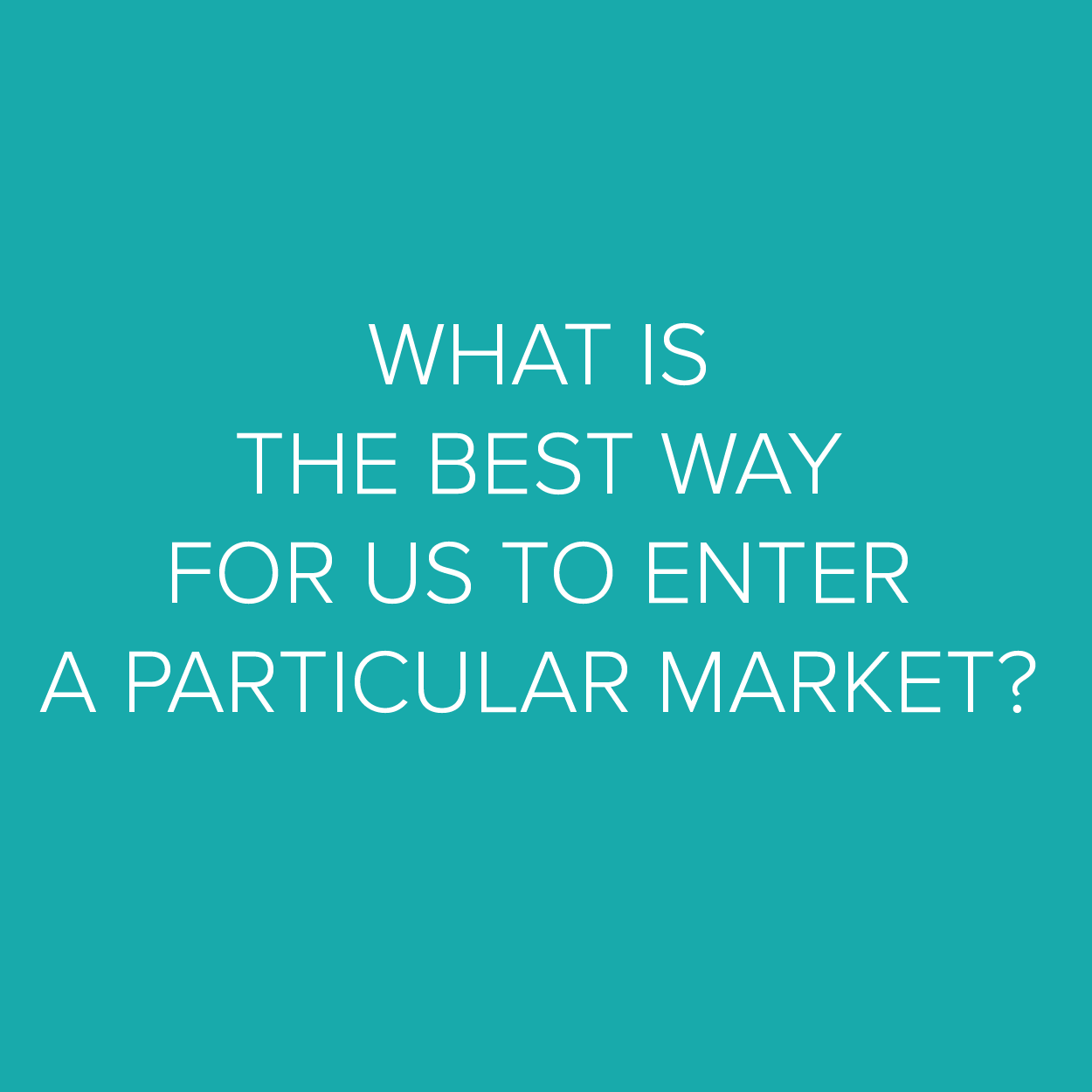 We'll first understand your brand's unique benefits and areas of potential disruption/innovation, then provide insight on key opportunities to own the market.