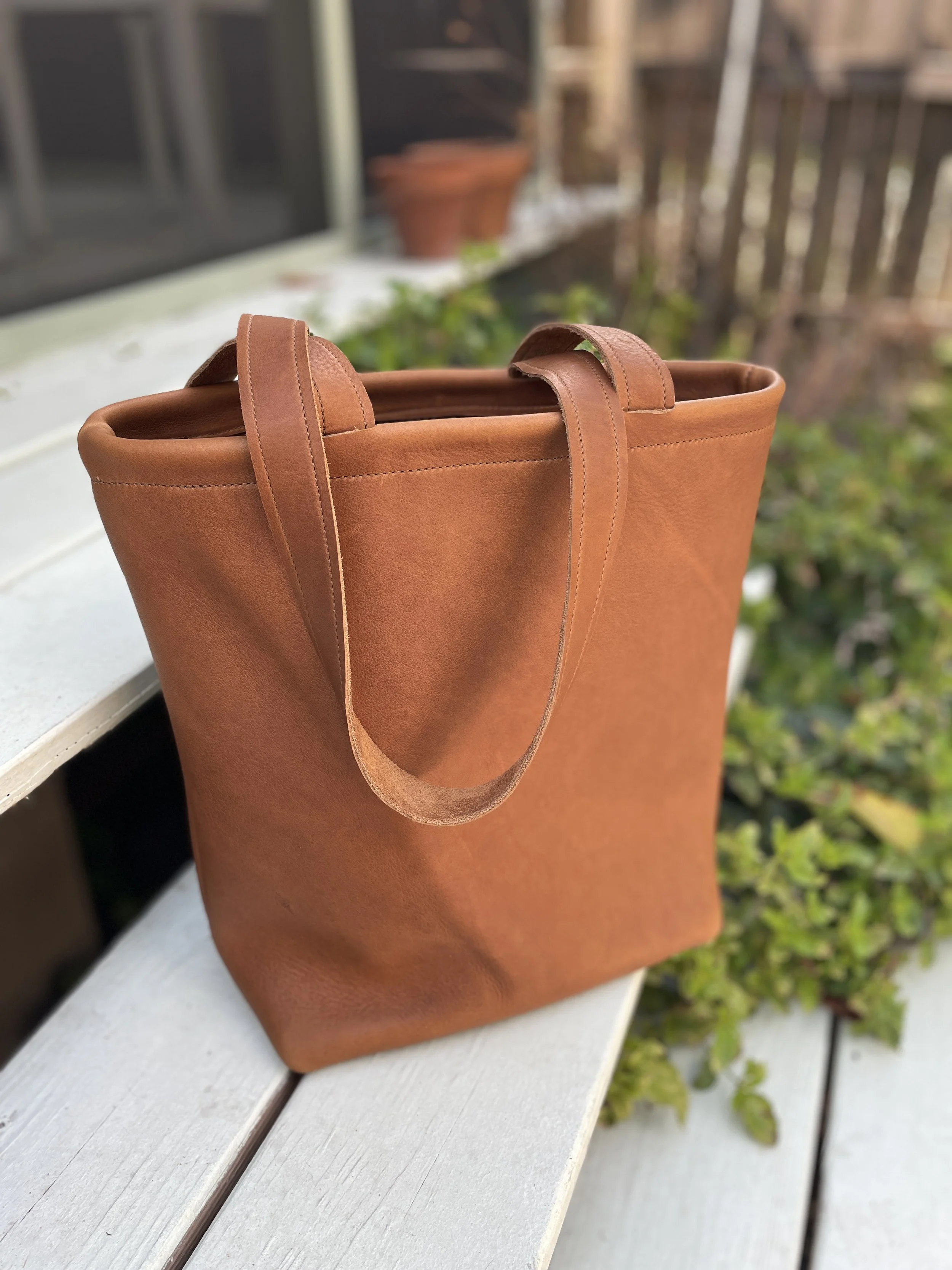 Leather Tote (caramel)