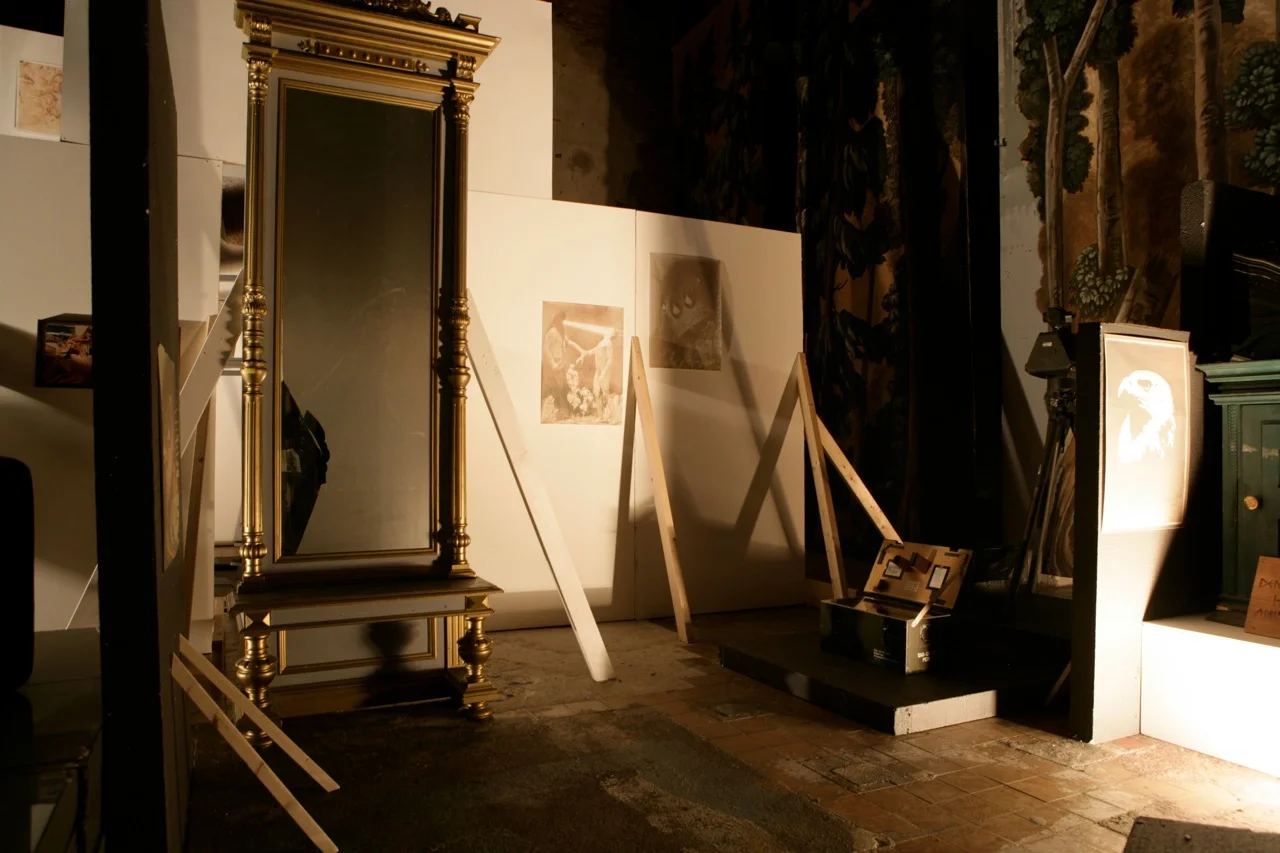   Three Kings,&nbsp; 2010.&nbsp;Mixed media, installation view.&nbsp; 