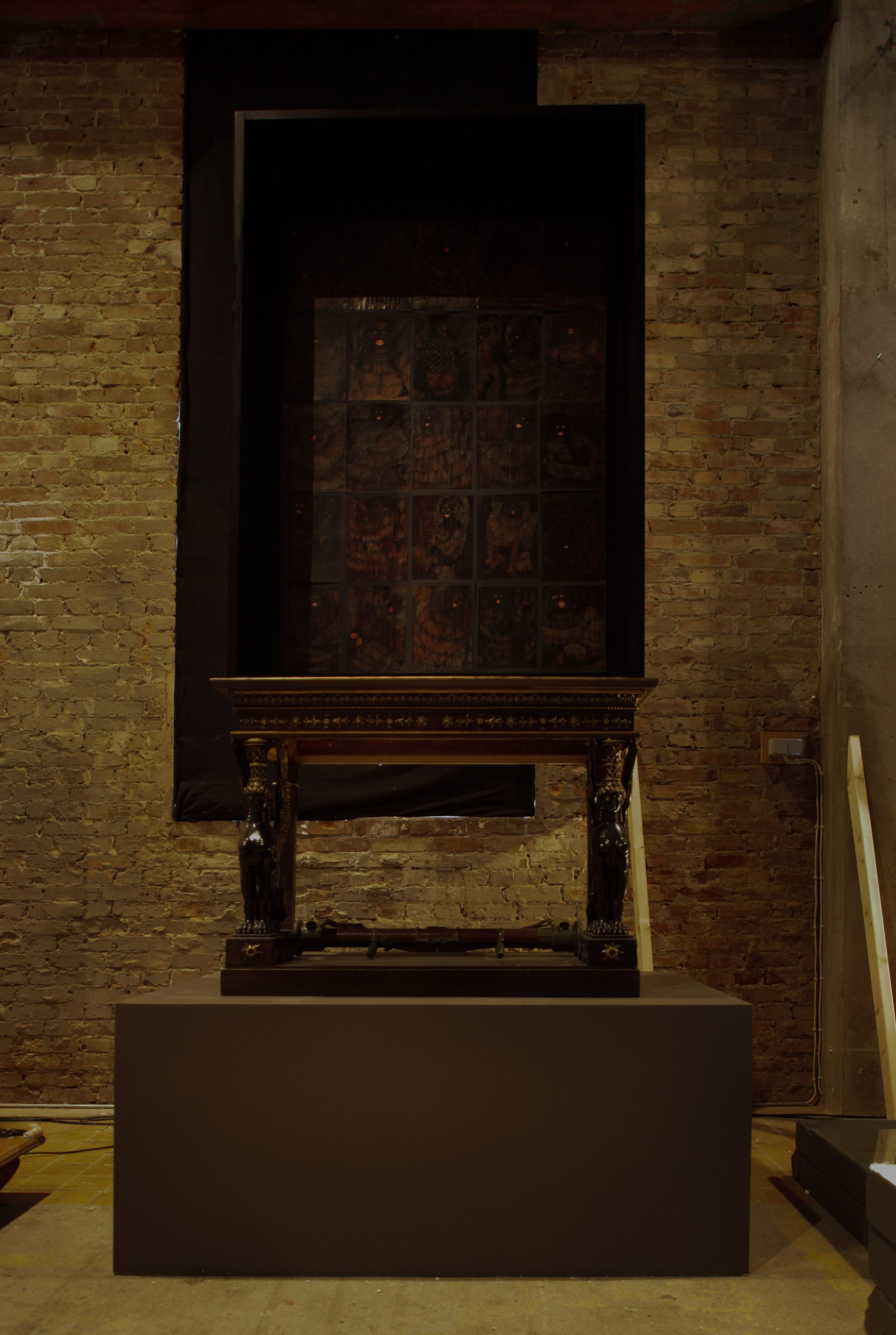   Three Kings,&nbsp; 2010.&nbsp;Mixed media, installation view.&nbsp; 
