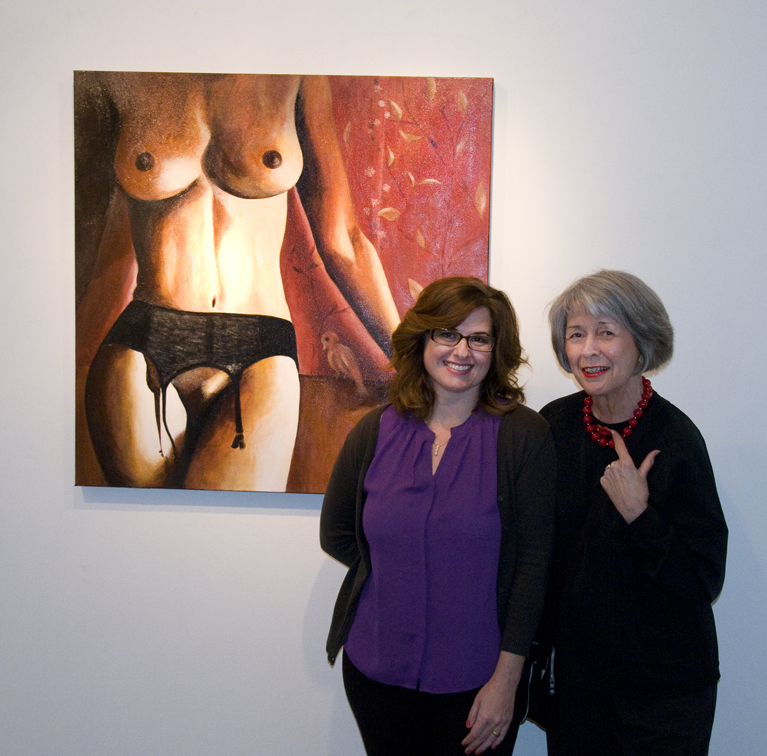 Tatiana von Tauber and local Savannah artist, Boby Perry.