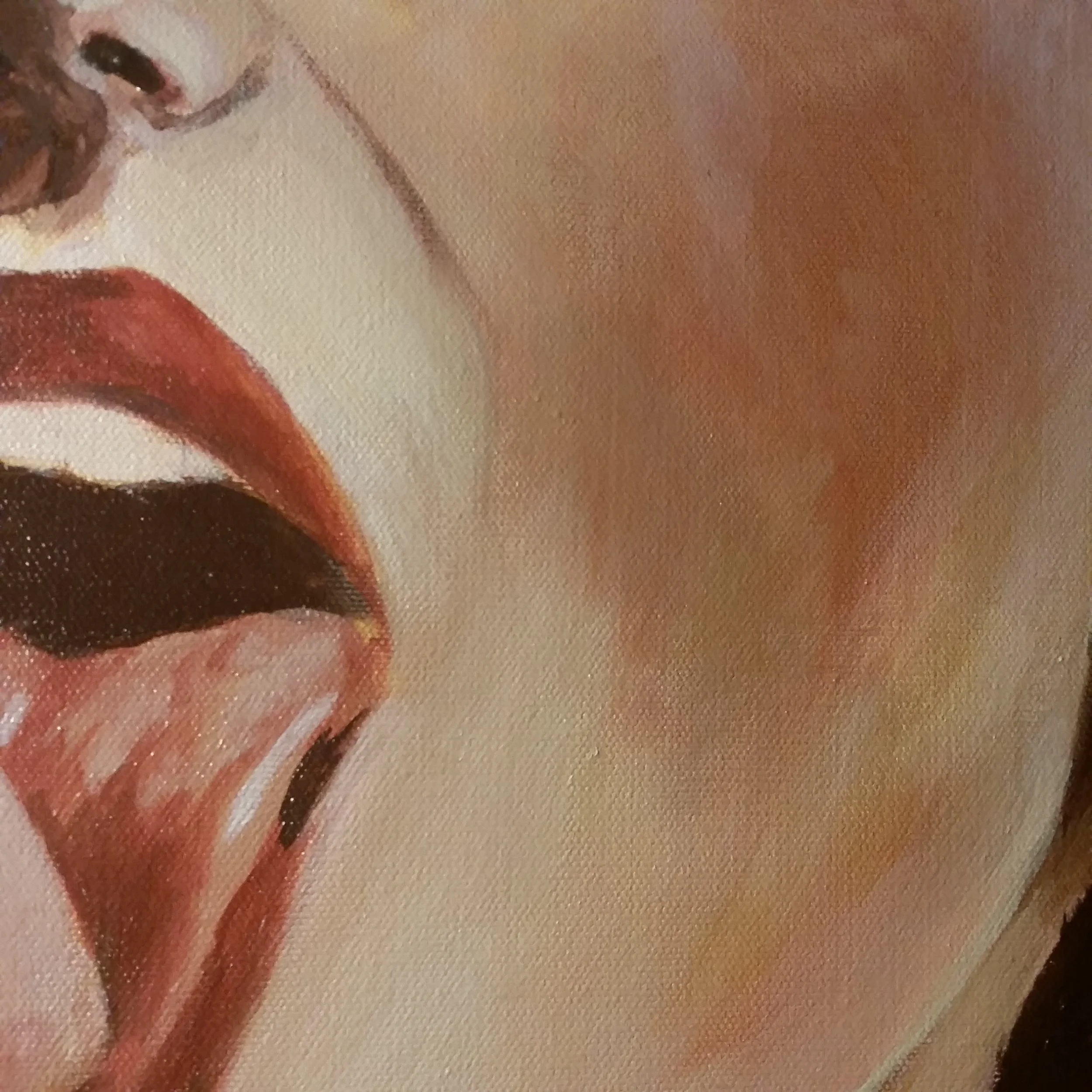 detail of latest painting, untitled still
