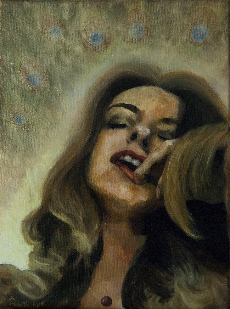 Dec 2018, “Dangerous Woman”, oil on canvas, 12x16 inches