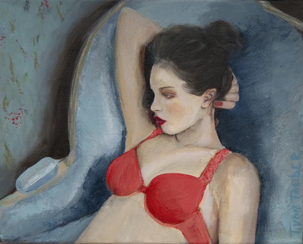 "Lounging in Blue"