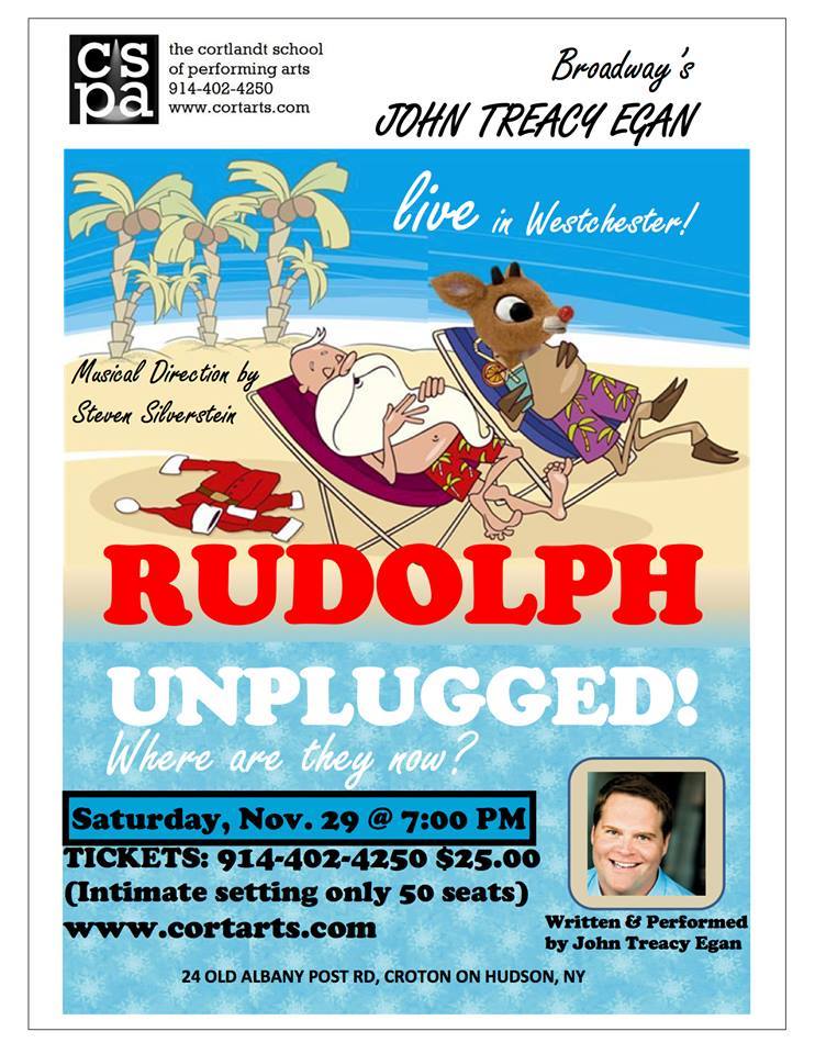 Broadway's John Treacy Egan performs his one-man show to a sold out crowd. They could hear the laughter all the way in Ossining!