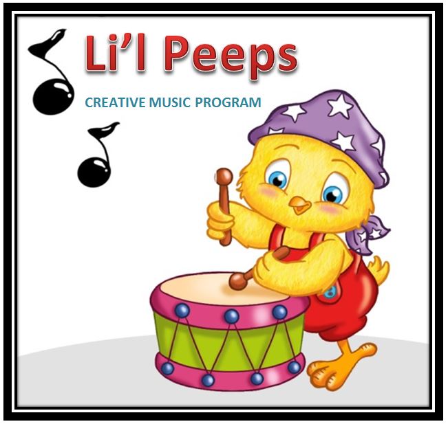 LITTLE PEEPS CREATIVE MUSIC PROGRAM: Piano Instruction Ages 3-5 yrs old 10 sessions @ $20 per session DATES: TO BE ANNOUNCED