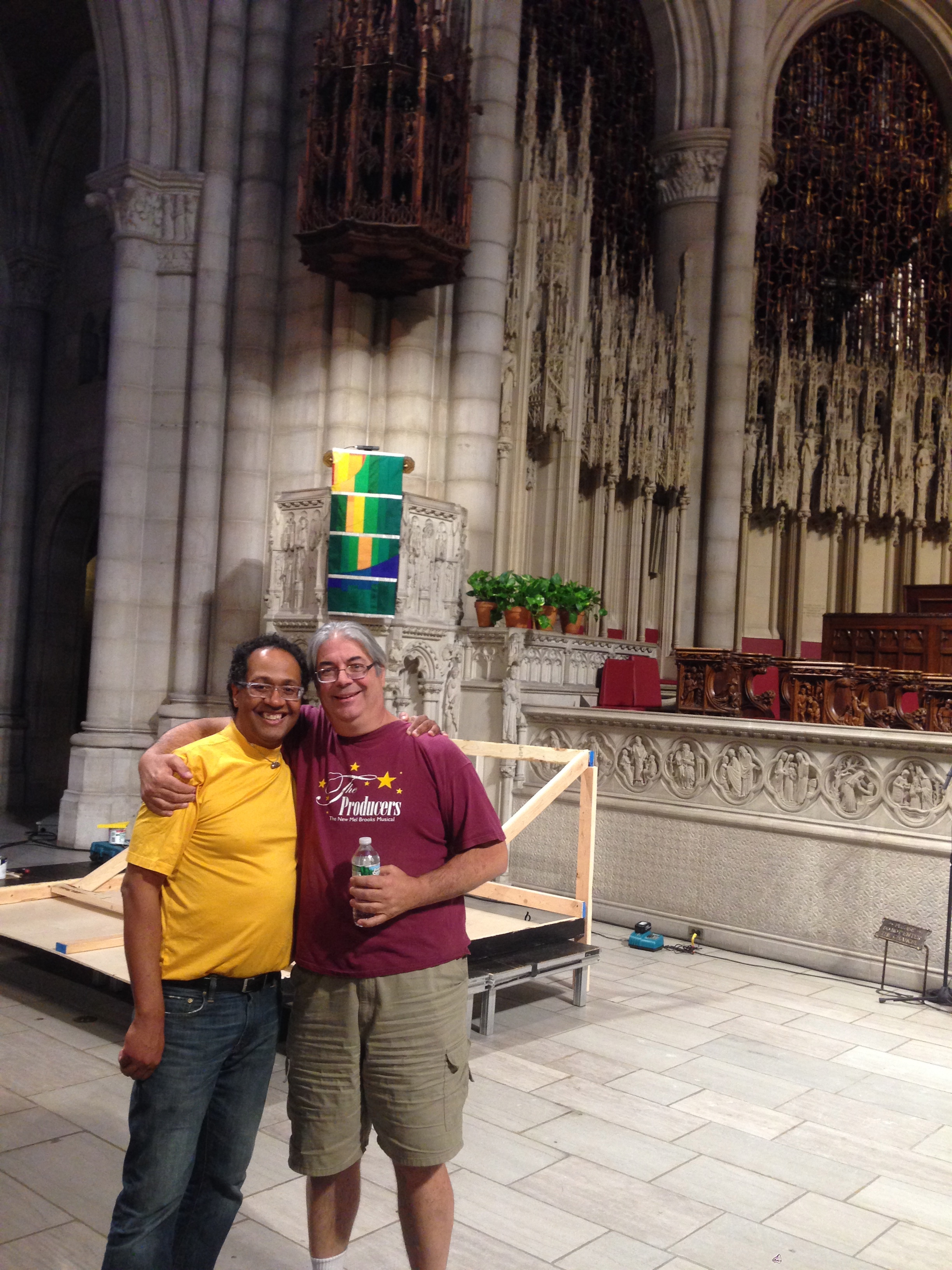 Ray and Carol were vocalists for Footsteps of Mandella, Oct. 2014