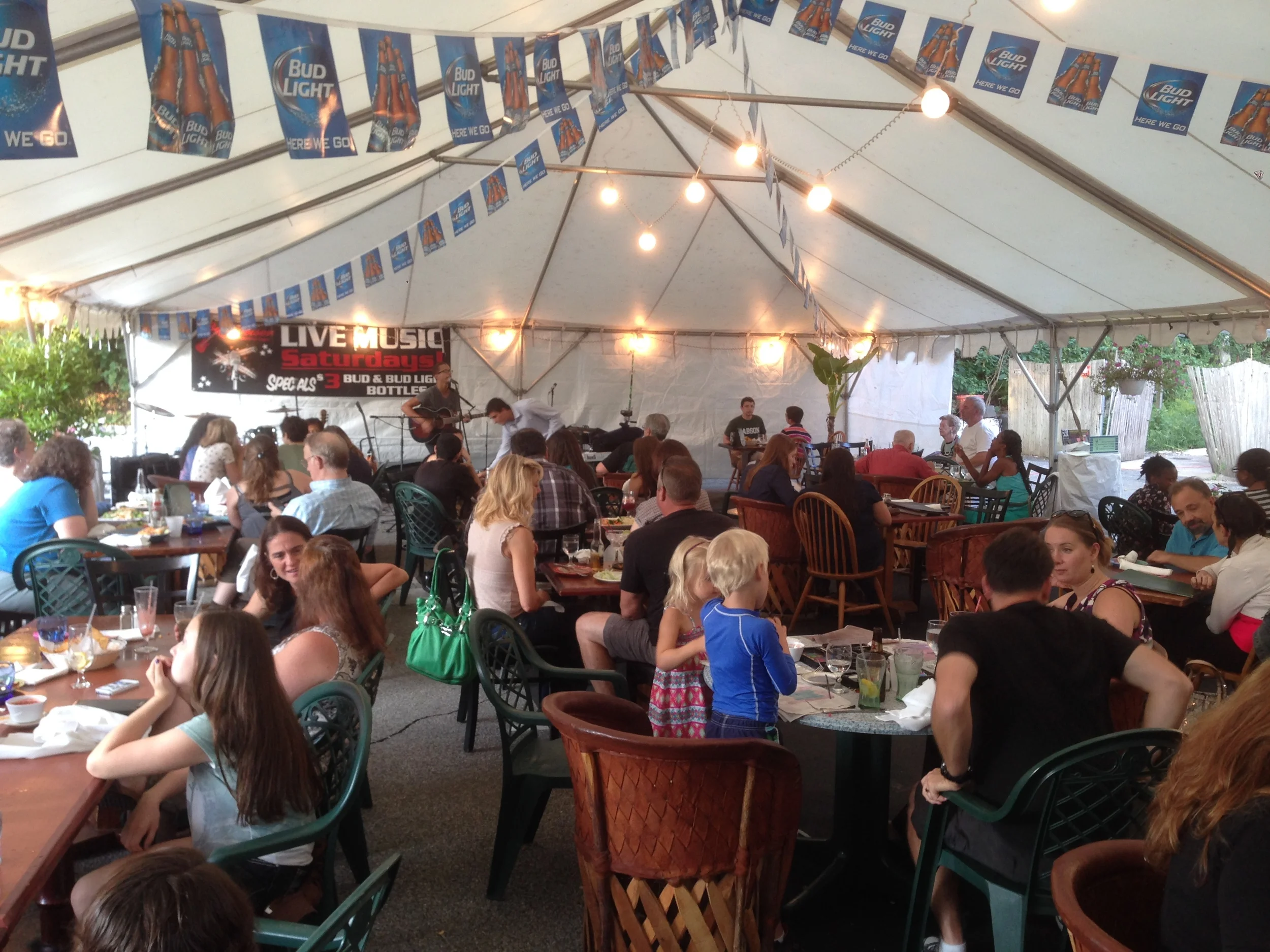 A full crowd "Under the Tent" at Tenampa's Teen Night, Aug. 2014