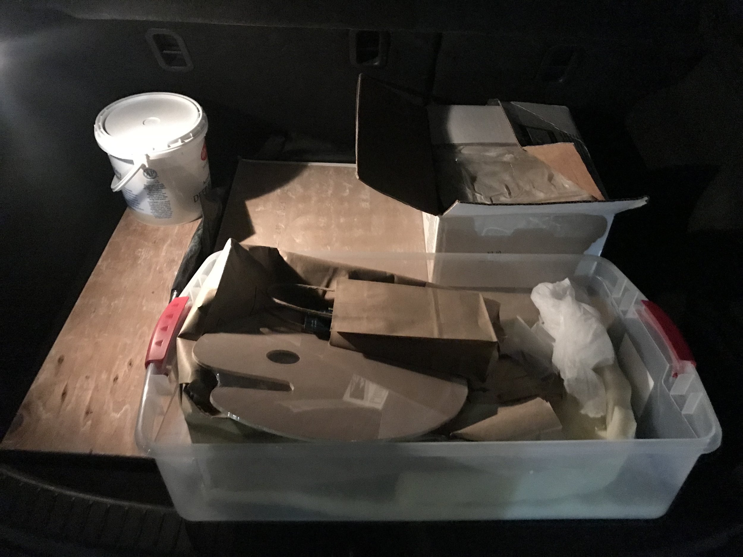 Tools of the trade…when your trade is making night collections with porcelain.