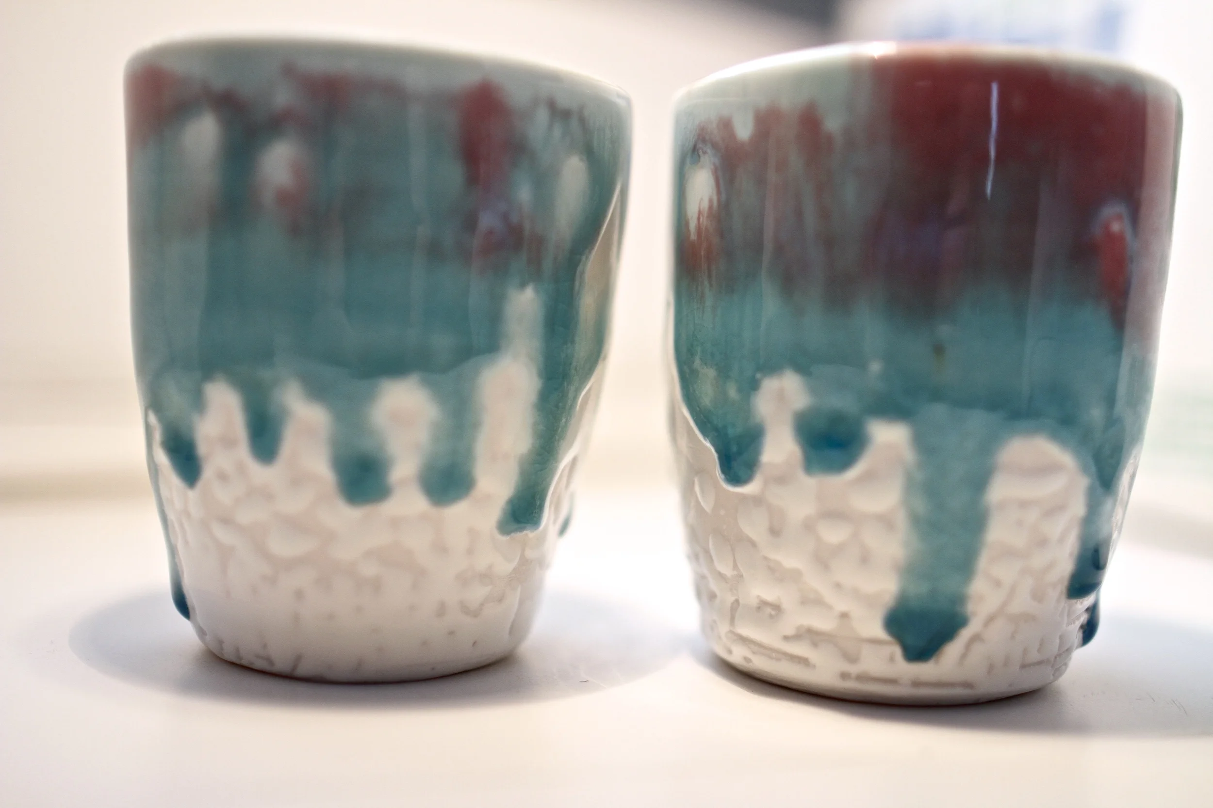 {Porcelain Series} Tea cups #1 and #2
