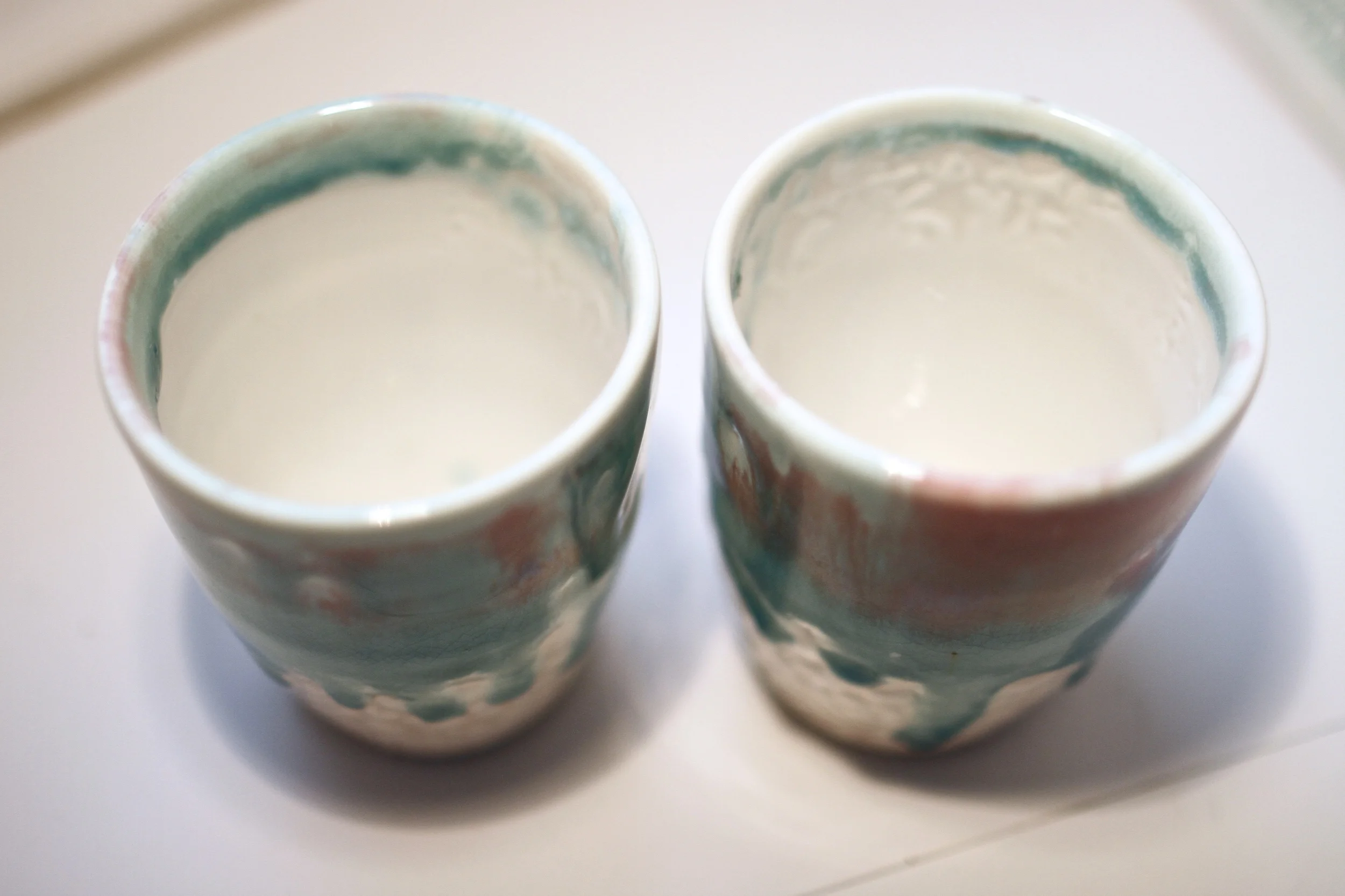 {Porcelain Series} Tea cups #1 and #2