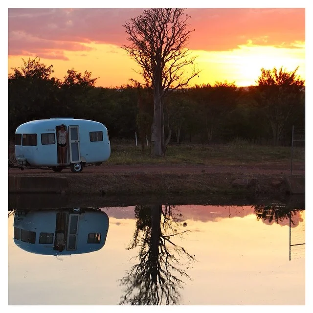 2 of my favourite things about The Kimberley - fiery sunsets and boab trees, also known as 'upside down trees' because it looks like their roots are in the air. Aghhh, the end of another day in Australia's remote north west. Photo by @thekimberlyaustralia