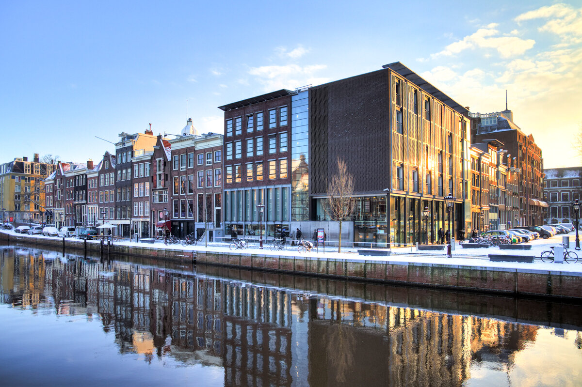 Anne Frank’s house in Westermarkt, Amsterdam, Netherlands ©Dennis van de Water/Shutterstock