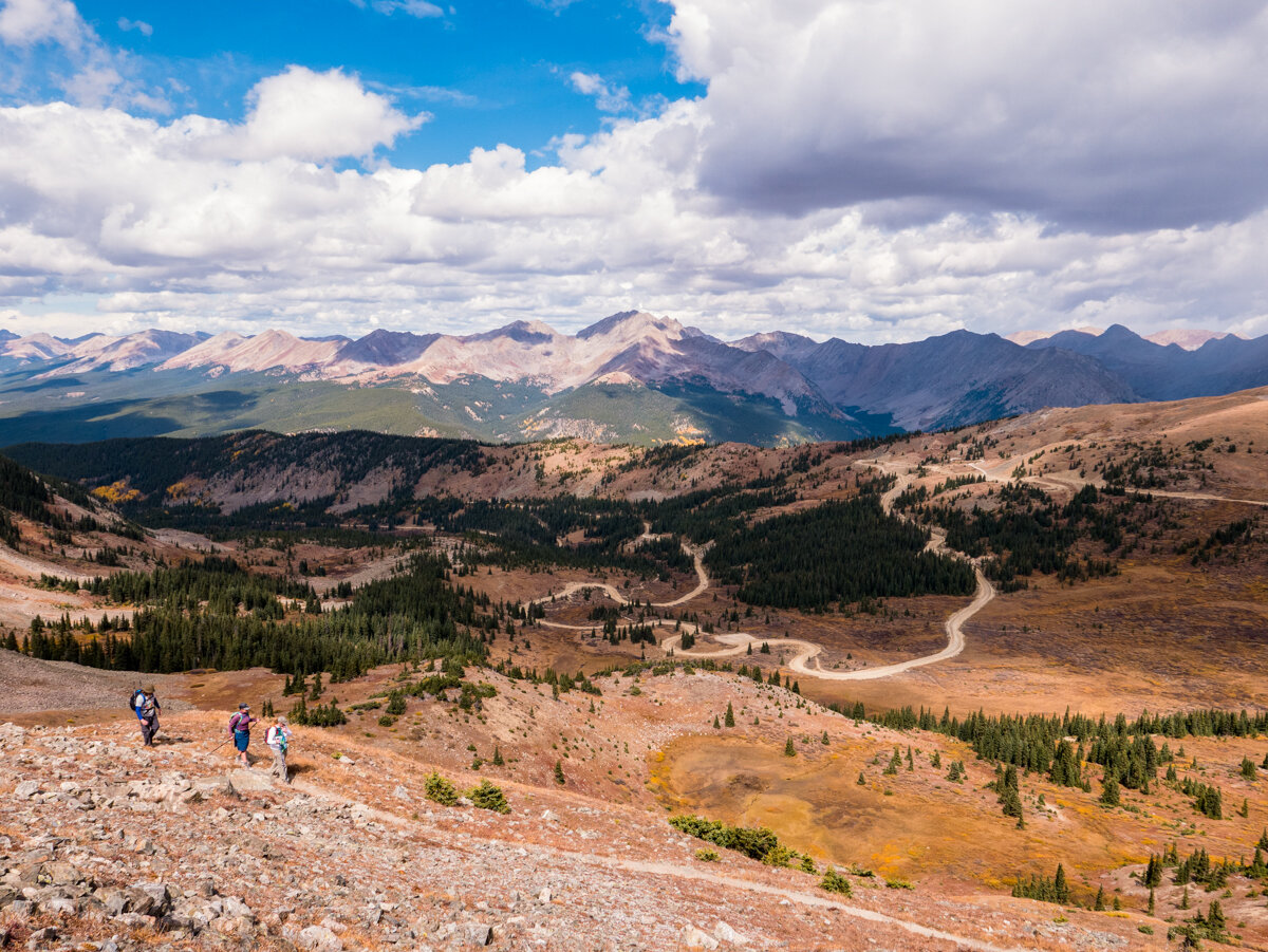 Colorado Trail hiking. Credit Scott Anderson