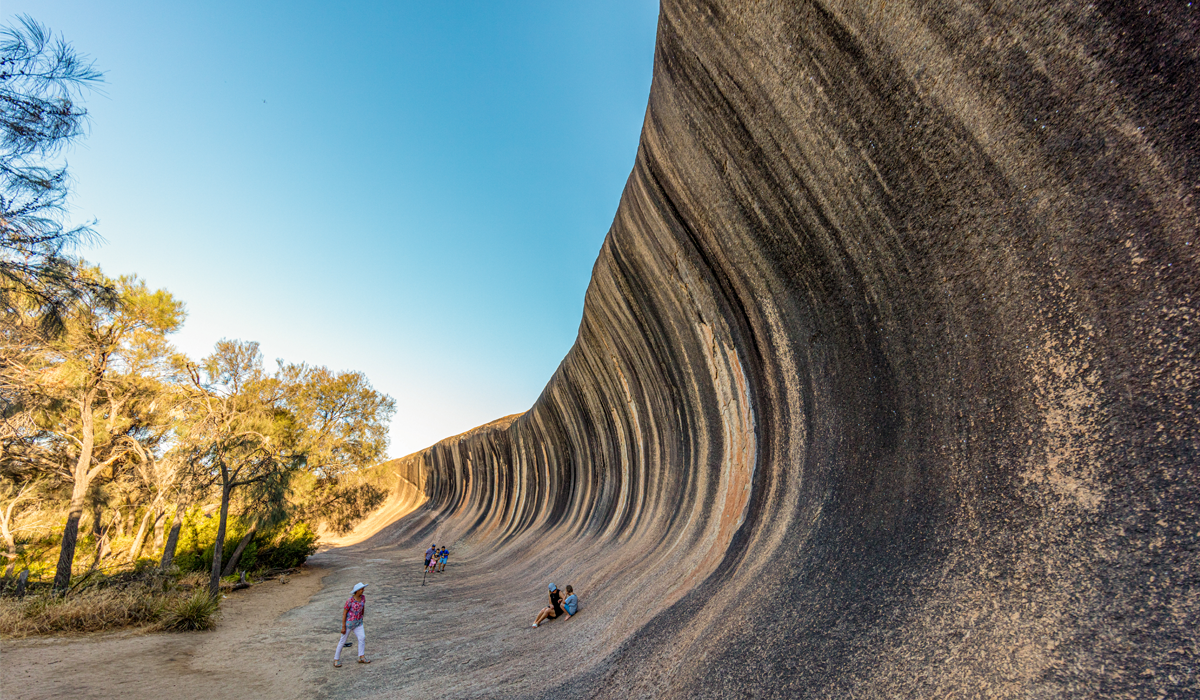 Wave Rock, WA. Credit Tourism Western Australia