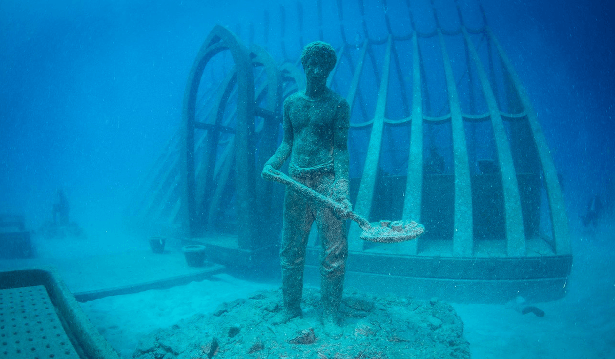 Museum of Underwater Art. Credit Matt Curnock