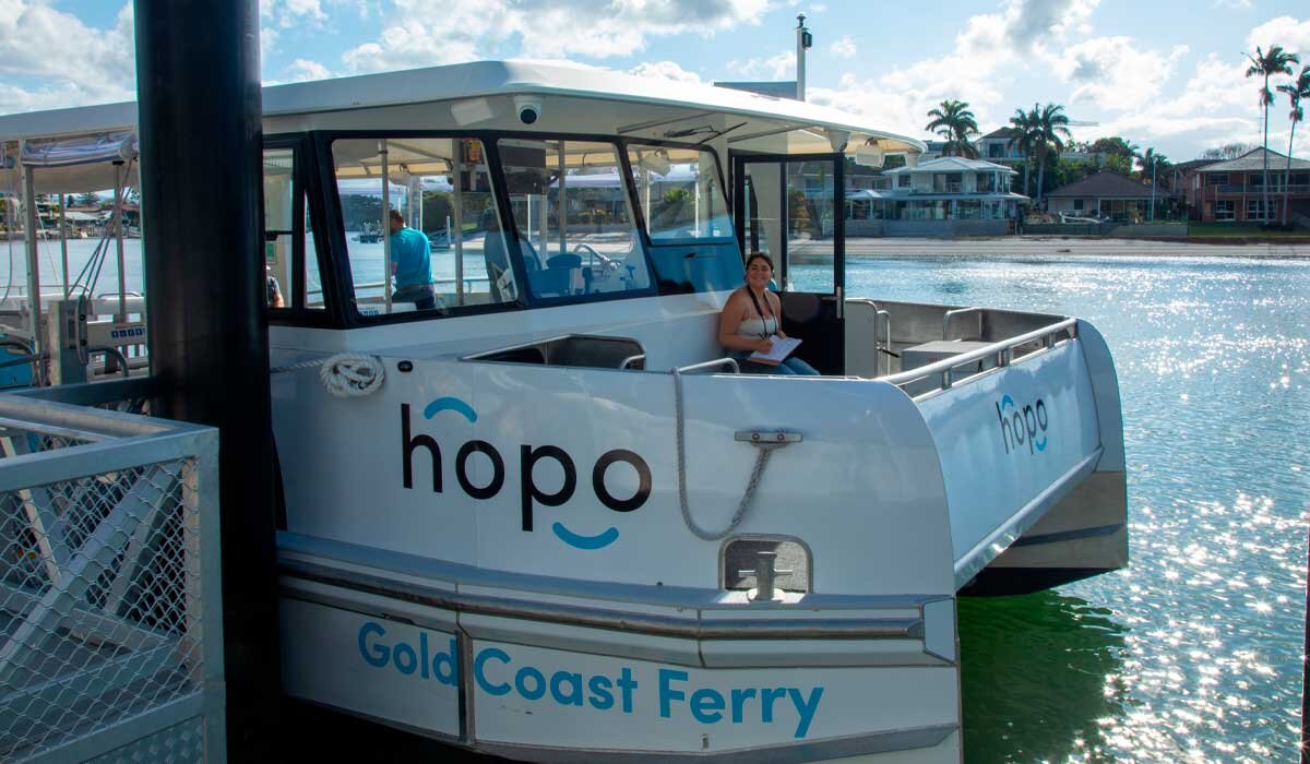 HOPO Gold Coast Ferry. Image Fiona Harper