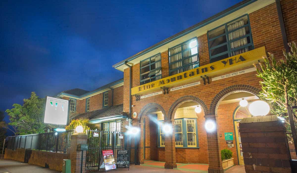 Blue Mountains YHA is located in a National Trust heritage building. Image YHA Australia