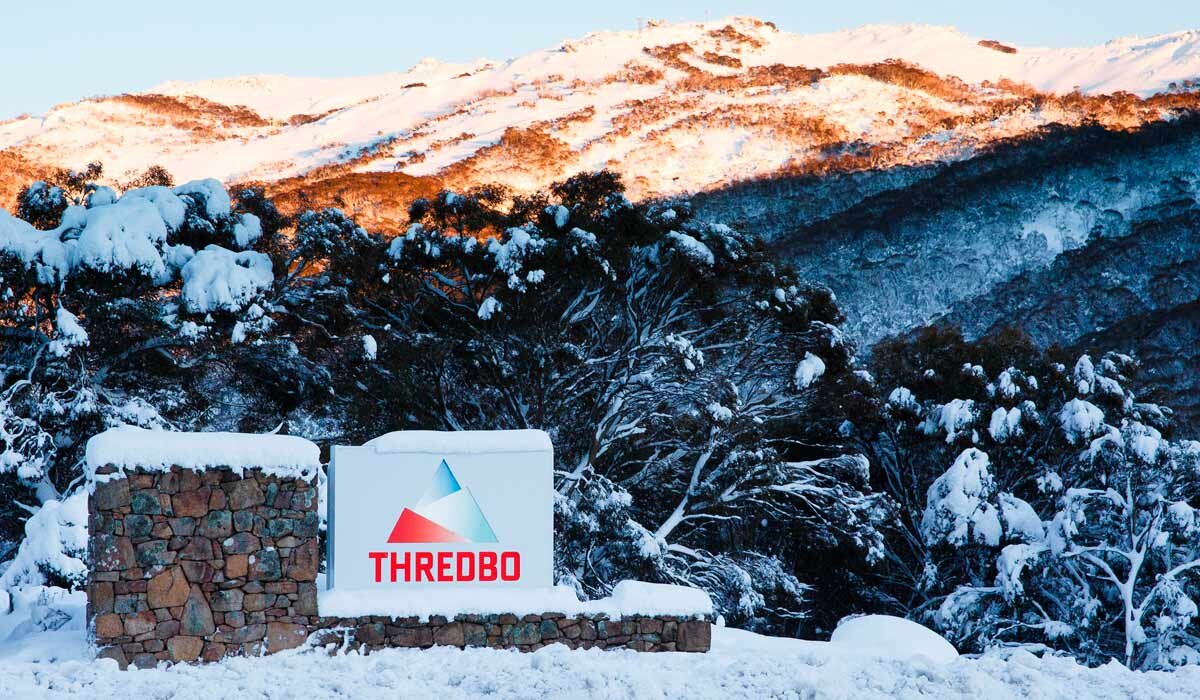 The entrance to Thredbo Ski Resort