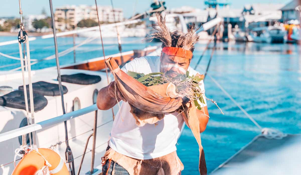 Saltwater Eco Tours offer an insight into Indigenous Australia’s connection with the sea. Image Tourism and Events Queensland