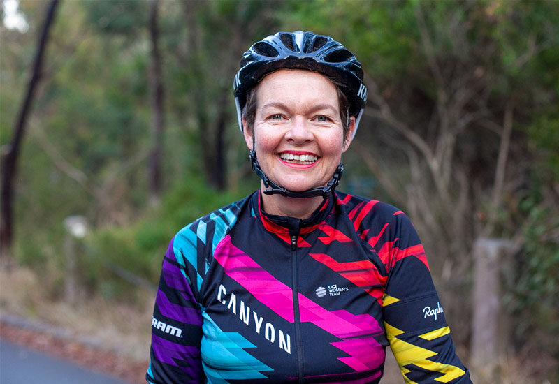 Jayne D’Arcy completed an Everesting in cycling in February 2021. Image Chris Grose