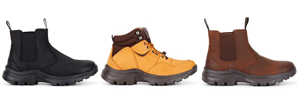 The Adventure Shoe comes in two different styles - Ascend and Alpine - in a range of colours