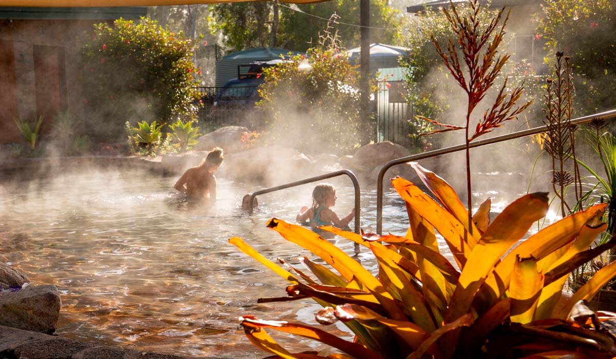 Innot Hot Springs are a couple of hours drive west of Cairns. Image Fiona Harper