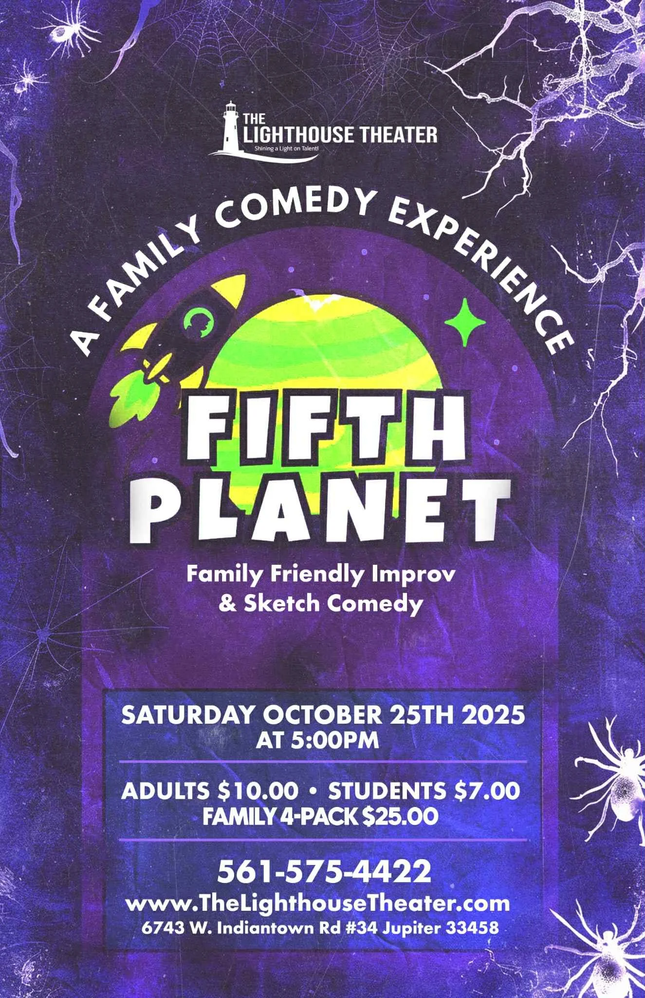 Fifth Planet improv show artwork