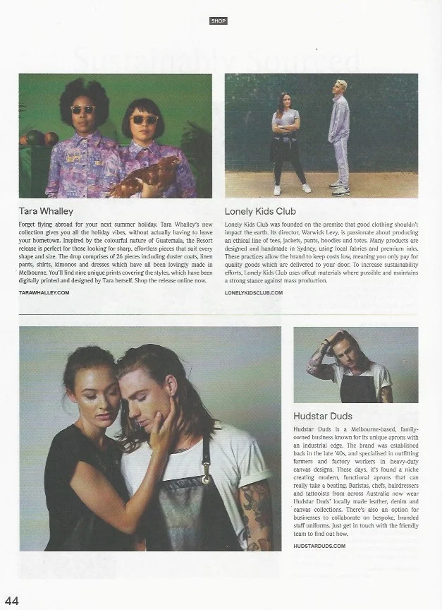 Fashion Journal Feature 2018 issue 183