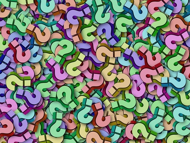 Questions, questions, questions Picture from www.pixabay.com CC0