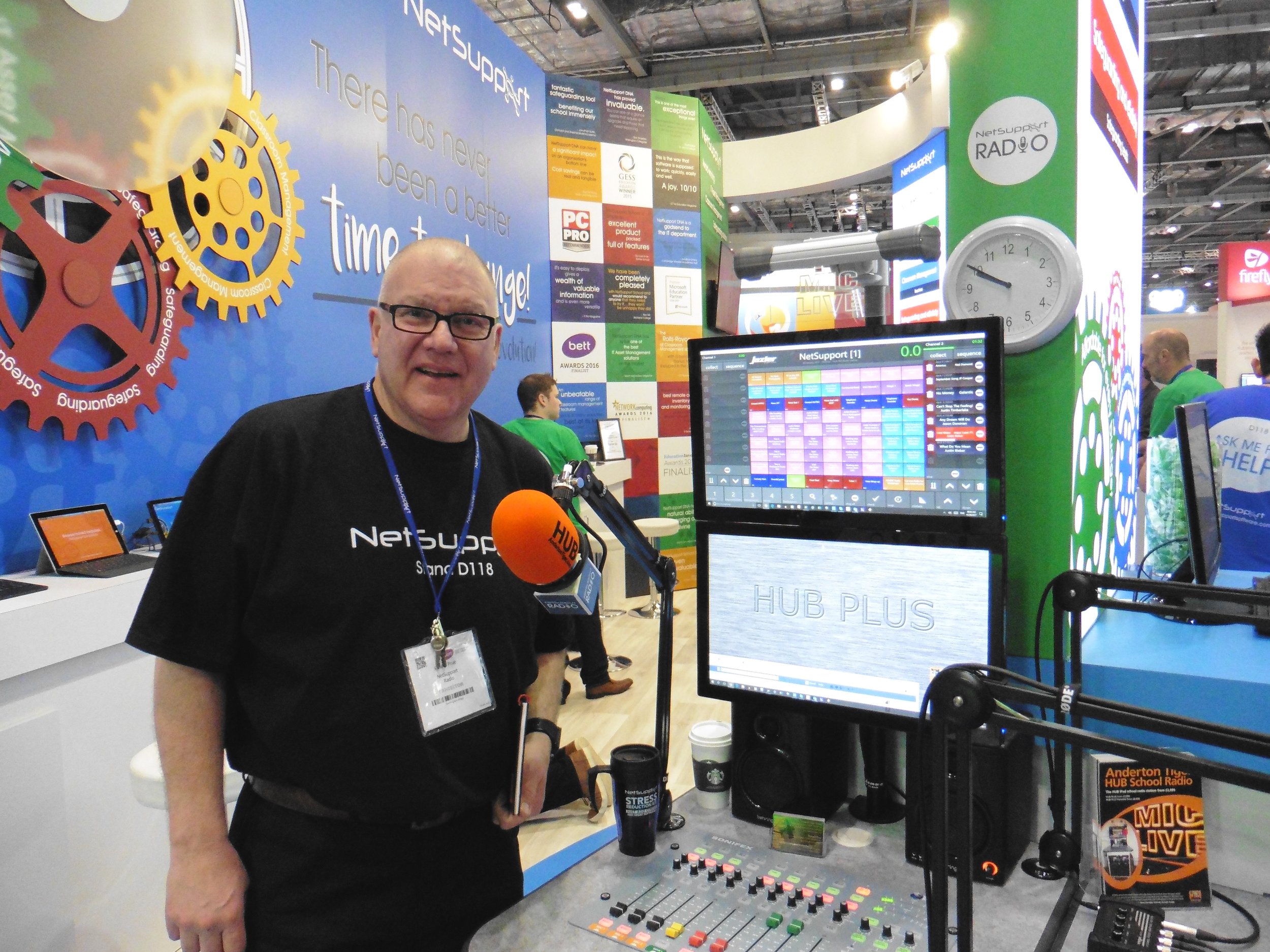 Russell Prue at Bett 2017