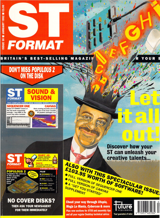 The cover of ST Format #30, January 1992