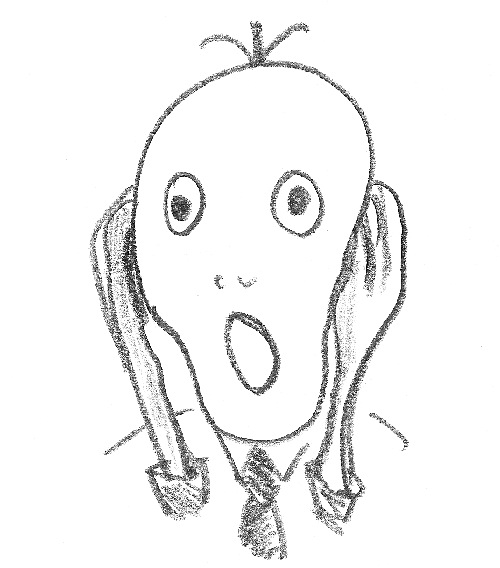 Scream, by Terry Freedman (with apologies to Edvard Munch)