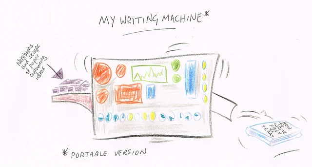 It’s all go! Illustration by Terry Freedman