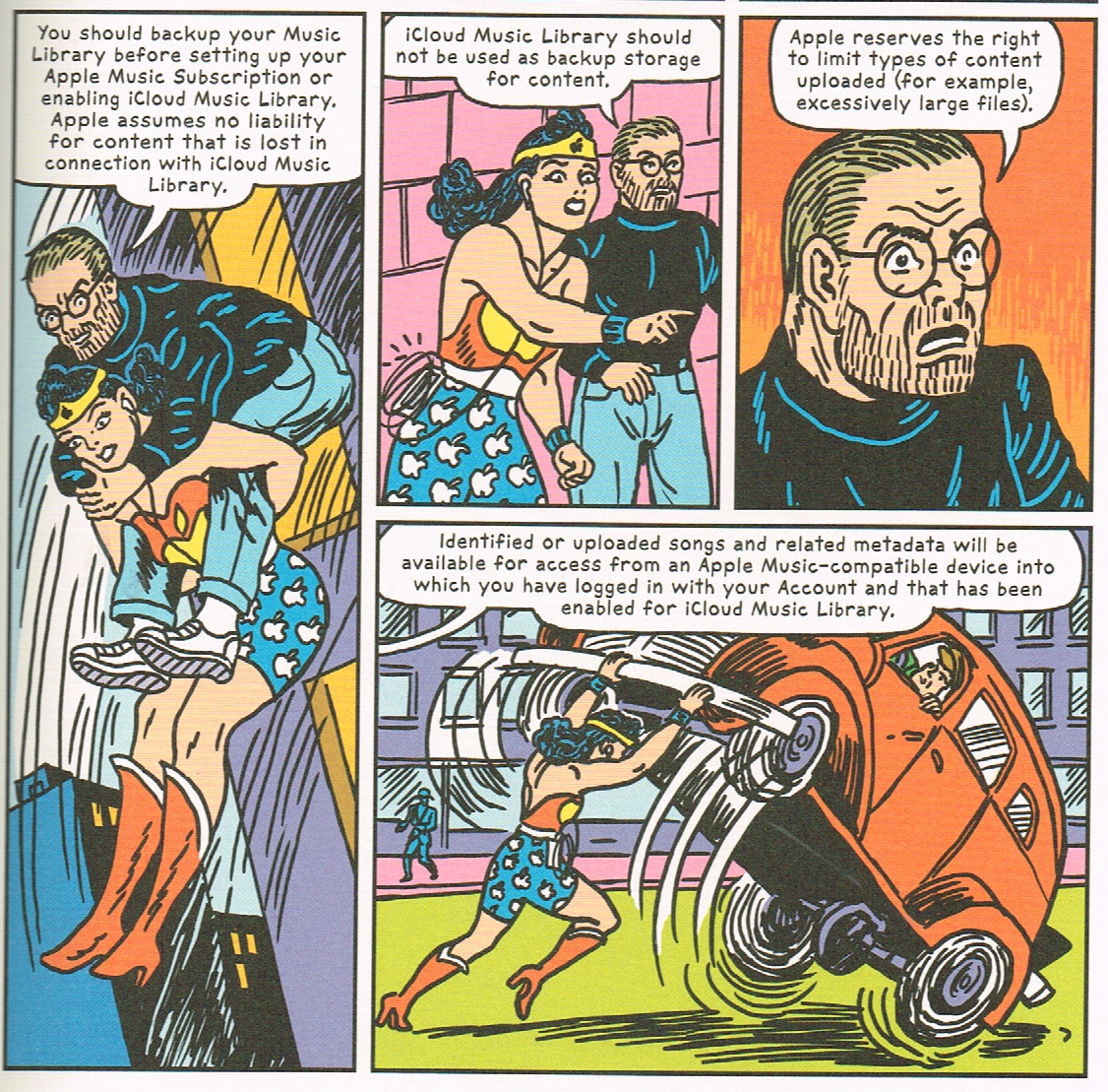 Another section, in the style of Wonder Woman.